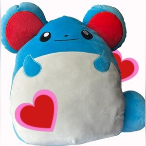 NWT Pokemon Center Squishmallow Marill 20" Plush